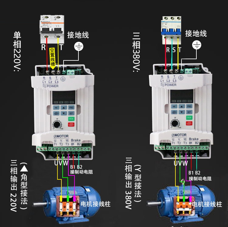 全新台达变频器040751522375575单相三相 VFDM - 图0