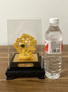 绒沙金招财树摆件 摇钱树 客厅家居装饰品摆设 办公室商务礼品