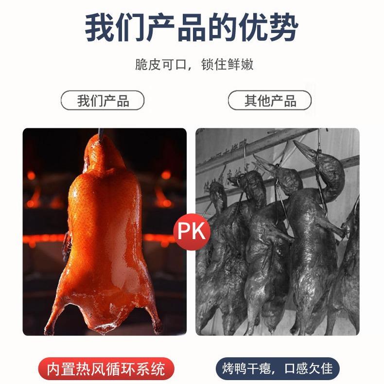 810D烤鸭炉商用烘烤鸡炉烧鹅柜无烟烤羊腿羊排热风循环电加热 - 图2