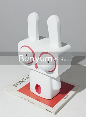 简约动物摆件创意公仔桌面装饰G品样板间儿童房玄关软装