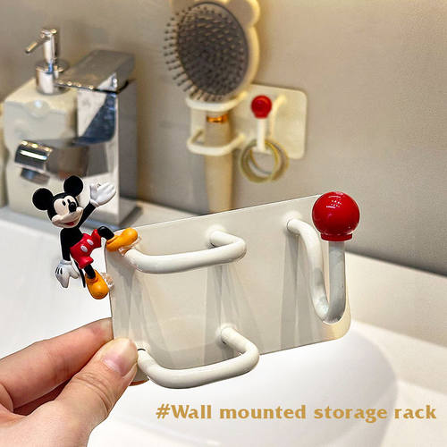 梳子置物架卫生间气垫梳支架气囊按摩梳收纳发圈发箍头绳挂钩挂架 - 图1