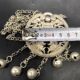 Speedy Antiques and Miscellaneous Collection of Antiques and Miscellaneous Collections Made in the Qianlong Year of the Qing Dynasty Carp Jumping Dragon Gate Silver Lock Pressed Lapel. Lock Special Price Package