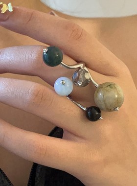 极速ring luxury high-class fashion personaNlity opening ring