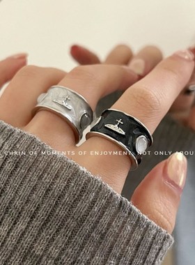 极速opal ring coupleq ring 2023 new tide index finger ring