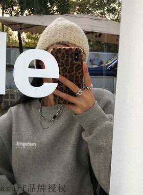 极速Cool wind double-layer wchain necklace retro versatile f