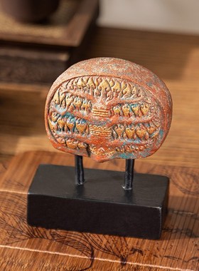 极速泰国沙雕菩提树m摆件东南亚风格家居客厅玄关桌面禅意装饰砂