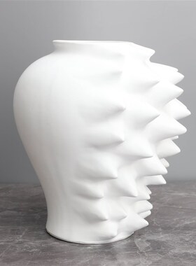 北欧简约树脂干花花器摆件创意z家居装饰品餐桌茶几玄关插花花瓶