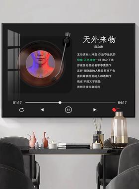 免打孔电表箱挂画高级感客厅