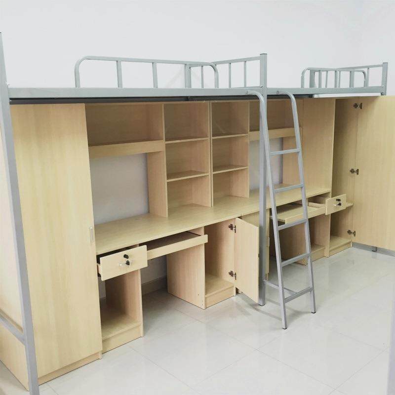 上下柜铁架床大学生公寓床上床床下桌体HL-GYC81连高低铁床楼单梯,淘宝优惠券,粉丝福利购,淘宝优惠卷
