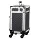 Upgraded aluminum alloy tool box multifunctional aluminum box tool storage box repair hardware trolley tool box
