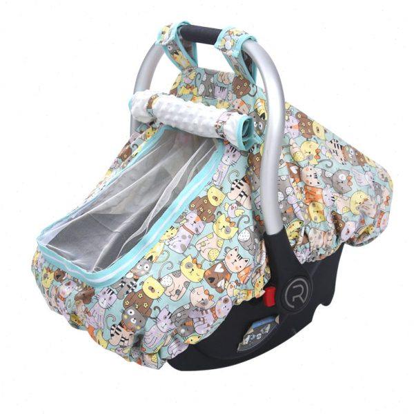 婴儿提篮保暖罩提篮蚊帐防风雨罩子儿童安全座椅挡风遮阳光罩,淘宝优惠券,粉丝福利购,淘宝优惠卷