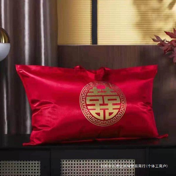 结婚枕芯包装袋枕头喜被收纳袋红色手提陪嫁刺绣四件套礼品袋,淘宝优惠券,粉丝福利购,淘宝优惠卷