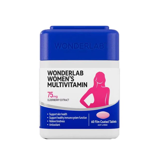 WonderLab Women's Multivitamin Tablets 60 ແຄບຊູນ