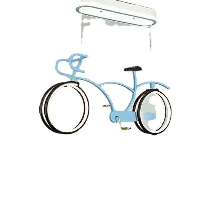 儿655童房自行车吊灯卡创男意护简约眼现代女孩卧室单车个性通灯,淘宝优惠券,粉丝福利购,淘宝优惠卷