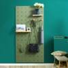 U worker's uncle's entrance hall VJN wooden hanging hole board wooden storage rack door wall storage hanger wall hanging 9
