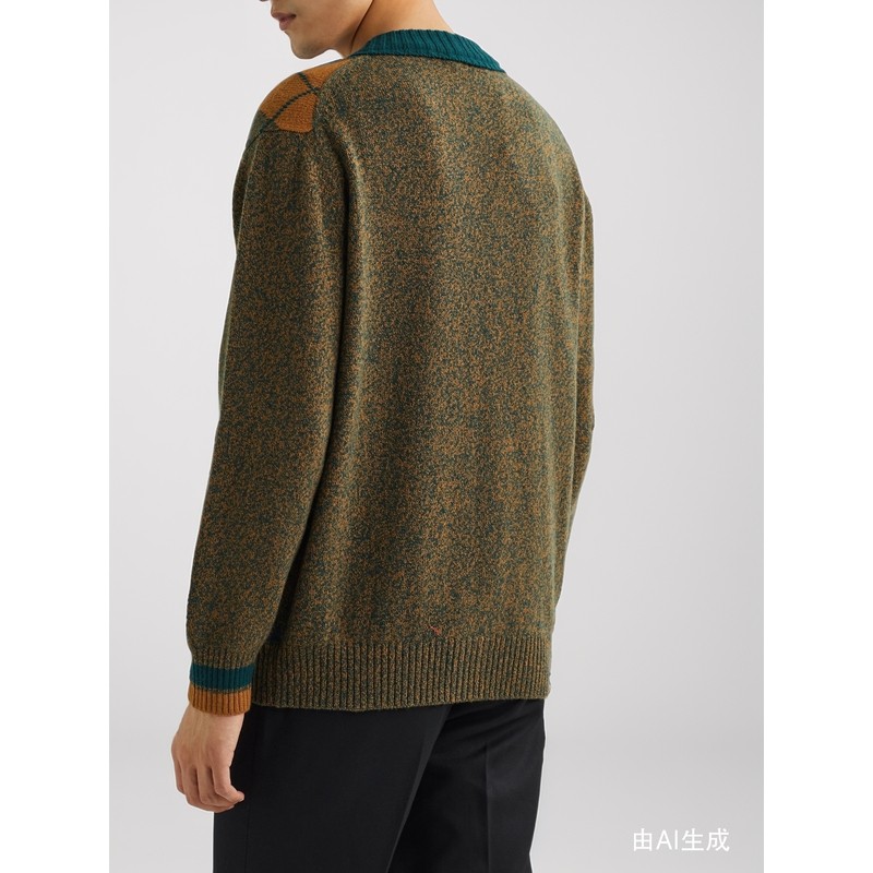 【折扣】Pringle of Scotland 秋冬男士复古感花纹针织开襟衫,淘宝优惠券,粉丝福利购,淘宝优惠卷