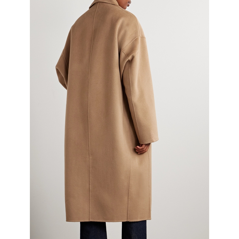 【折扣】TOTEME 秋冬女大廓形羊毛大衣外套 - 图1