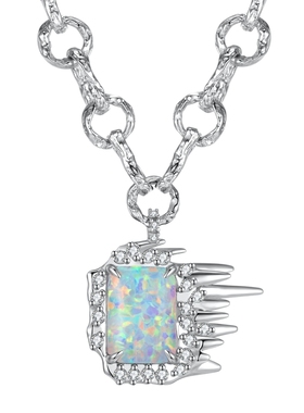 【折扣】YVMIN/尤目 女镀金锆石项链