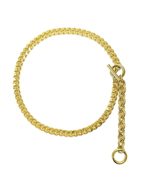 【折扣再降】NUMBERING 女黄铜镀金可调节项链