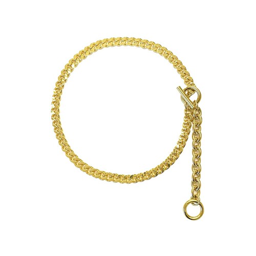 【礼物】NUMBERING 女黄铜镀金可调节项链 - 图1