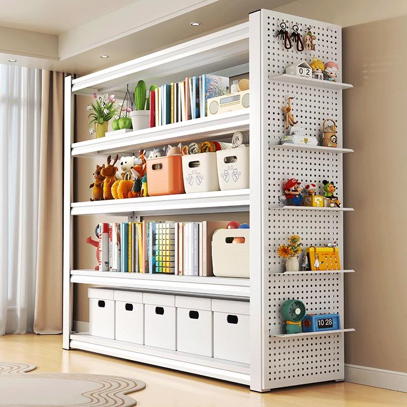 Angle steel storage rack multi-layer storage rack balcony utility room floor-to-ceiling hole plate storage rack warehouse storage iron rack