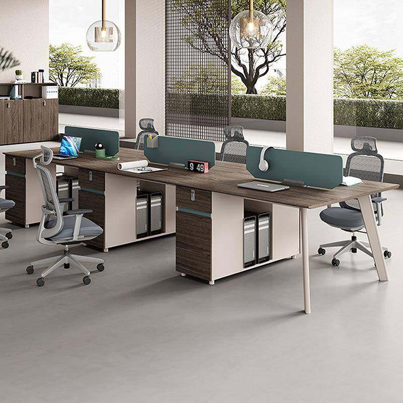 职员办公桌椅组合四人位时尚简约屏风员工办公室卡座开放式电脑桌,淘宝优惠券,粉丝福利购,淘宝优惠卷