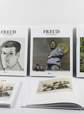 熙思艺术画册现代简约样板间家居装饰真书弗洛伊德书房书柜摆件书