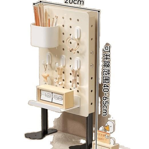 Table hole board with AMQ shelf, punch-free, removable writing desk, office partition clip, riser stand, payment collection