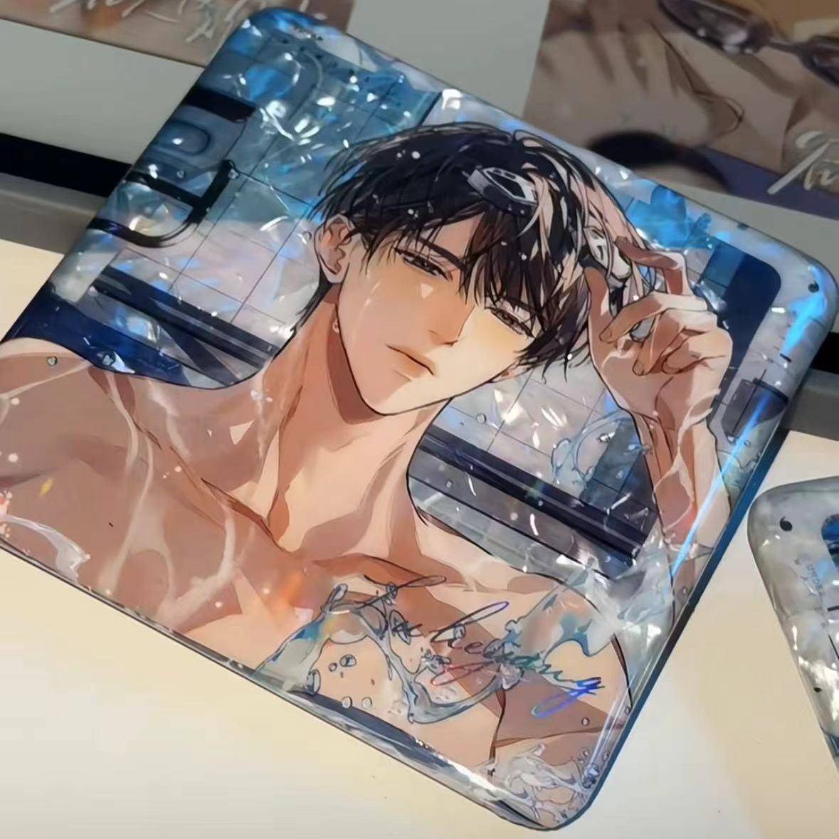 新款欲言难止小说周边二次元方形吧唧陆赫扬许则粼粼吧唧礼物自制 - 图1