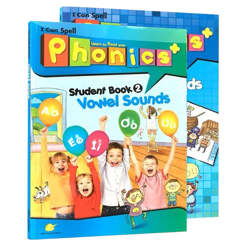 【专用笔点读版】 Phonics+自然拼读幼儿英语启蒙教材 英语拼写发音Phonics自然拼读带APP解锁码 送白板软件 台湾东西出版社 - 图1