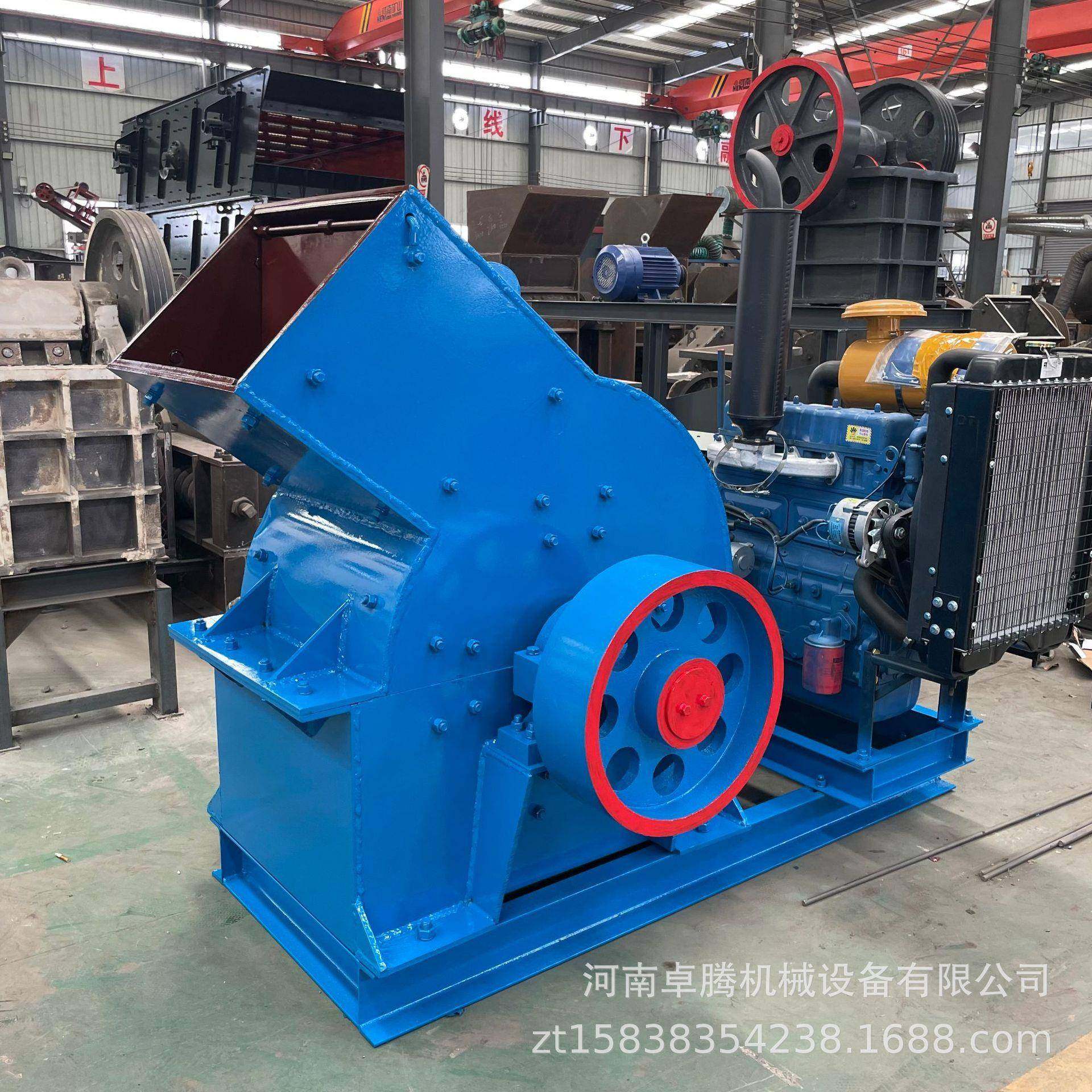 PC-400*600柴油动力鹅卵石锤式破碎机便携式建筑石料石灰石制砂机,淘宝优惠券,粉丝福利购,淘宝优惠卷