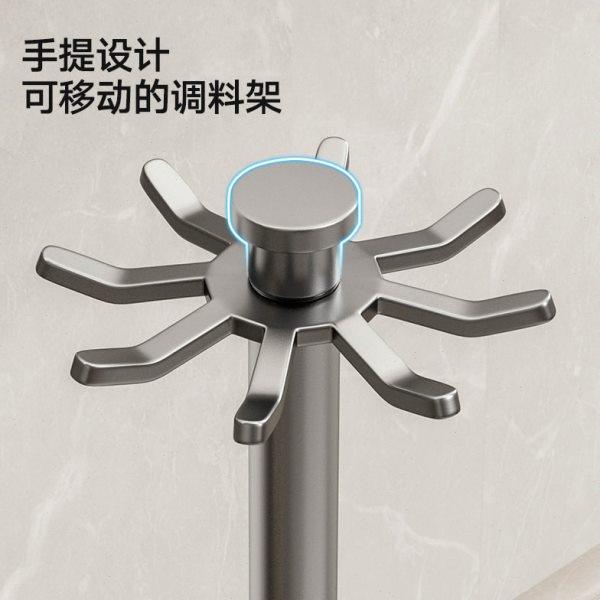 厨房旋转锅铲置物架勺子铲子挂架多功能台面收纳挂式厨具沥水支架,淘宝优惠券,粉丝福利购,淘宝优惠卷