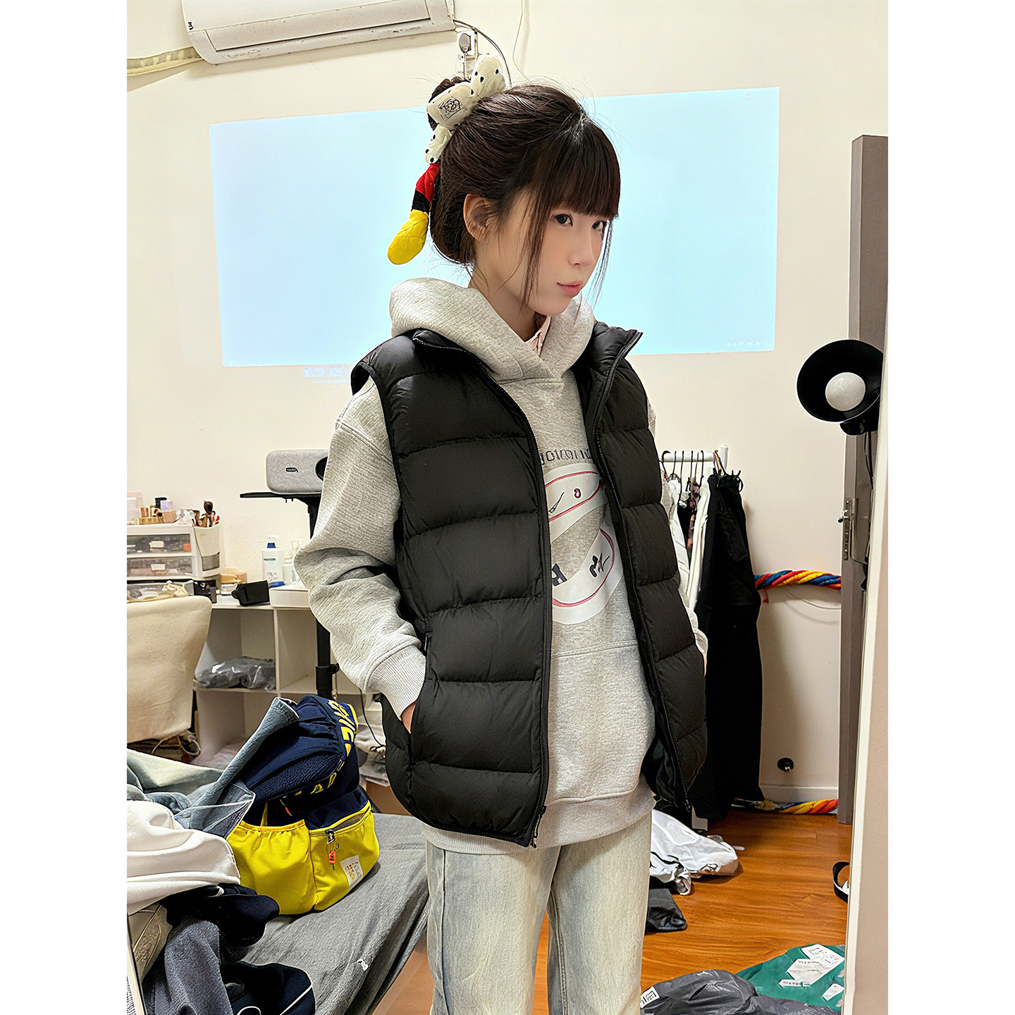 黑色短款羽绒马甲男女秋冬季高级感加厚保暖棉服叠穿无袖坎肩外套,淘宝优惠券,粉丝福利购,淘宝优惠卷