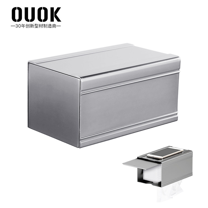 OUOK Bath Towel Rack Towel Rack Paper Towel Rack Box No Punching Toilet Toilet Toilet Toilet Storage Toilet Brush Set