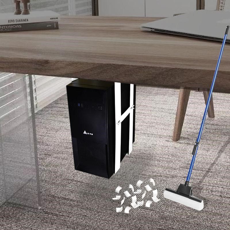 Desktop computer host hanging i rack under the table suspended host bracket main box metal bracket fixed at the bottom of the table