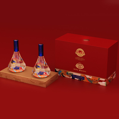 泸州老窖定制酒龙凤銮浓香白酒礼盒装