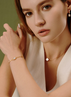 杜蔻轻奢方糖手链圣诞新年礼物