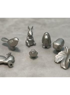 不锈钢珐琅锅专用锅钮动物形状锅钮小鸡公鸡小狗金鱼兔子钮通用钮