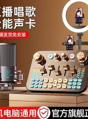 直播声卡外置声卡专业级网红主播带货唱歌直播K歌带货神器
