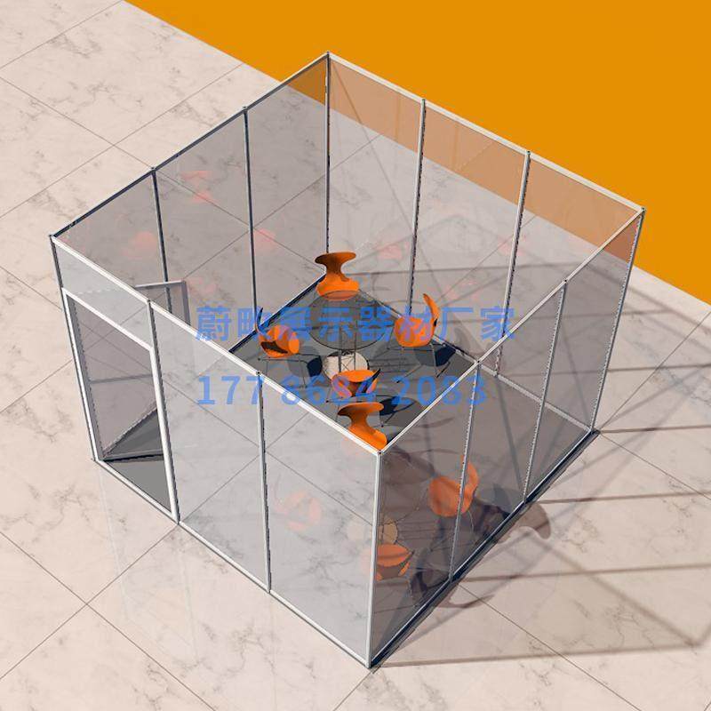 铝合金办公室隔断透明车间围栏 可定做屏风隔板展览会挡板,淘宝优惠券,粉丝福利购,淘宝优惠卷