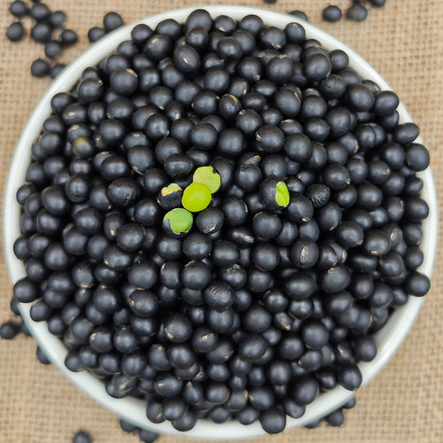 东北绿心黑豆农家自种新货高蛋白青仁黑豆绿芯打豆浆五谷杂粮乌豆 - 图3