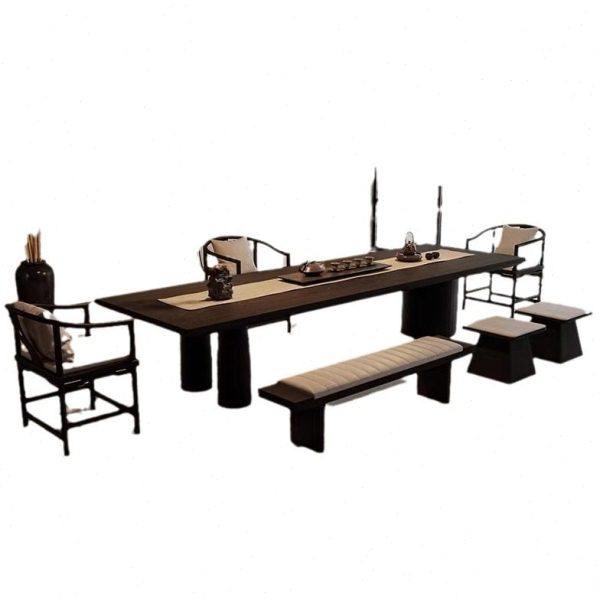 新中式实木大板泡茶台喝茶桌椅组合简约轻奢端家用客厅公室,淘宝优惠券,粉丝福利购,淘宝优惠卷