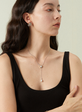 【圣诞礼物】Mouhooland/暮后之地圣诞星系列星之泪项链小众设计