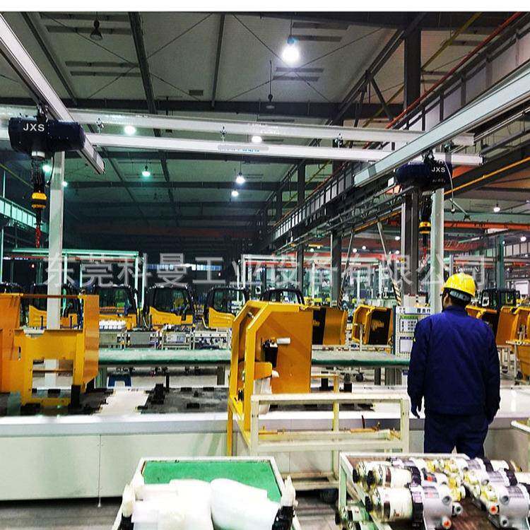 Cantilever type intelligent hoist balancing crane chassis module gravity sensing arbitrary stop suction crane system vacuum spreader