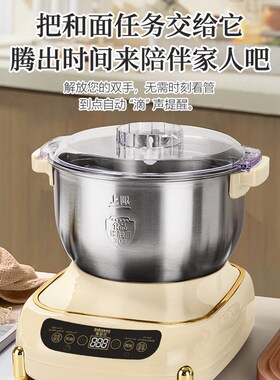 家用全自动和面机揉面发面一体机 6L 8L大容量智能发酵厨师机 不