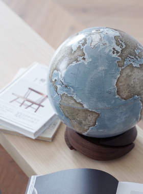 HomelyGlobe宏微地球书房客厅办公室摆件手工地球仪乔迁商务礼物