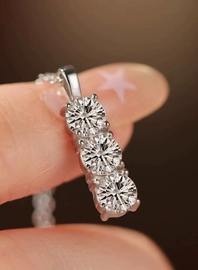 高定轻奢爆款三生三世简约小众吊坠项链男女款送女友情人节礼物07