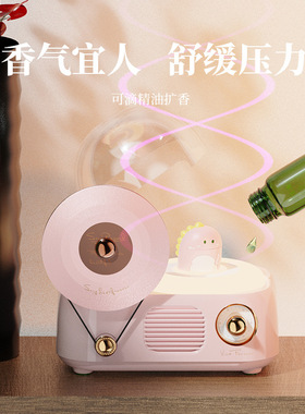 新款复古黑胶线蓝牙音响