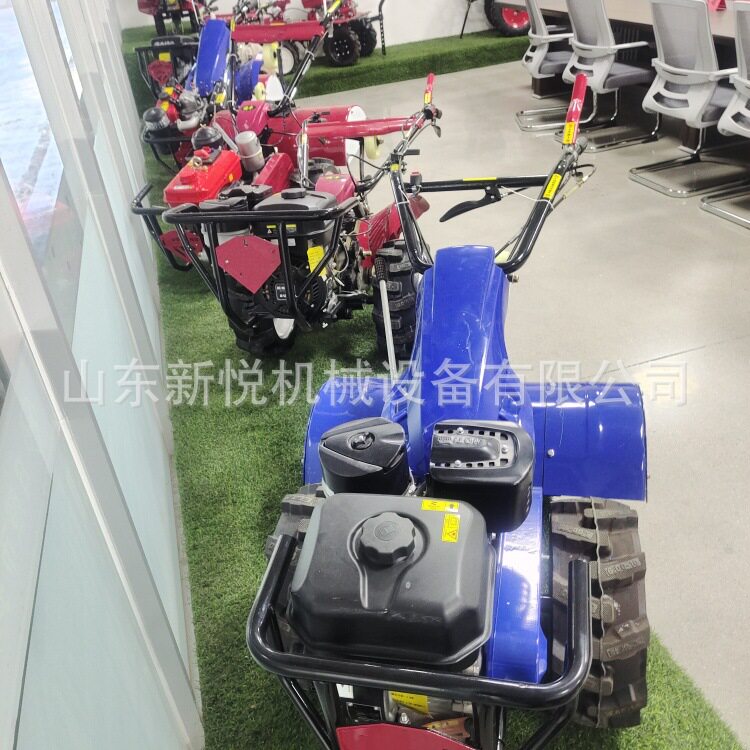 Four-wheel drive direct-connected micro tillage machine, hand-held agricultural diesel rotary tiller, ridge and furrow cultivator