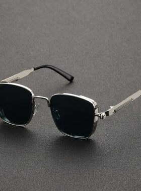 眼睛男士太阳镜开车用墨镜高级感痞帅专用防紫外线重工金属朋克